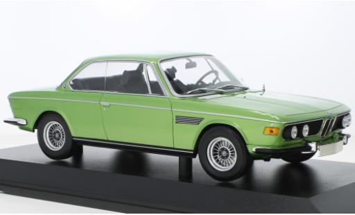 Bmw 3.0 1/18 Minichamps CSI metallise verde 1971 modellino in miniatura
