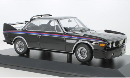 Bmw 3.0 1/18 Minichamps CSL nero 1973 modellino in miniatura