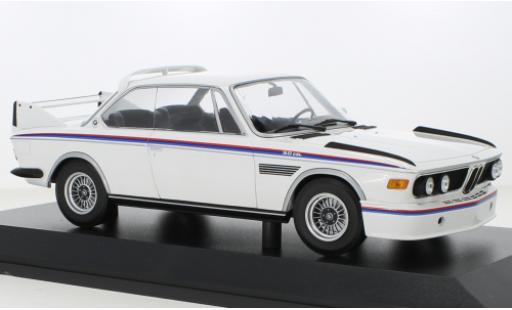 Bmw 3.0 1/18 Minichamps CSL bianco 1973 modellino in miniatura