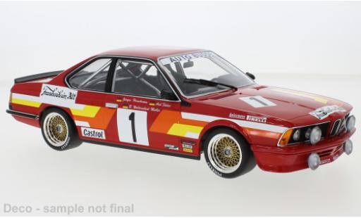 Bmw 635 1/18 Minichamps CSI No.1 Auto Budde 24h Nürburgring 1985 modellino in miniatura