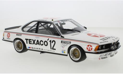 Bmw 635 1/18 Minichamps CSI No.12 Bavaria Automobiles Texaco 24h Spa 1985 modellino in miniatura