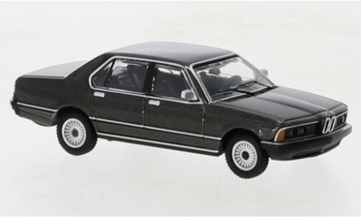 Bmw 733 1/87 Minichamps i (E23) metallise grigio 1977 modellino in miniatura