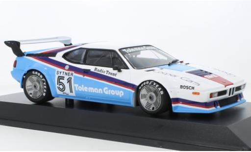 Bmw M1 1/18 Minichamps Procar No.51 Toleman Group Motorsport Procar 1979 modellino in miniatura