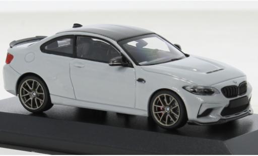 Bmw M2 1/43 Minichamps CS grigio clair 2020 modellino in miniatura