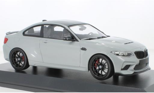 Bmw M2 1/18 Minichamps CS metallise grigio 2020 modellino in miniatura