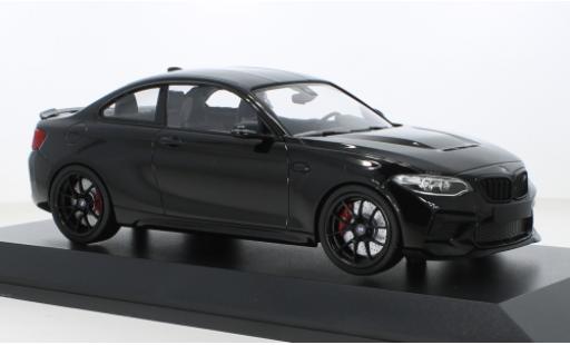 Bmw M2 1/18 Minichamps CS metallise nero 2020 modellino in miniatura