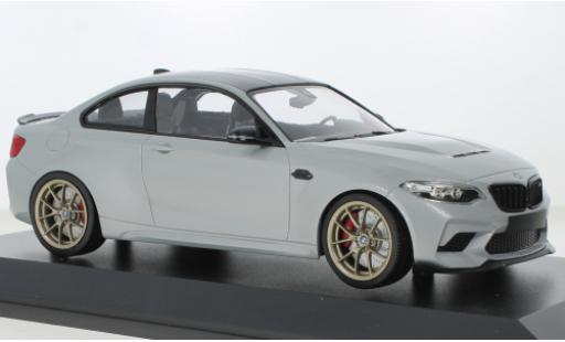 Bmw M2 1/18 Minichamps CS grigio 2020 modellino in miniatura