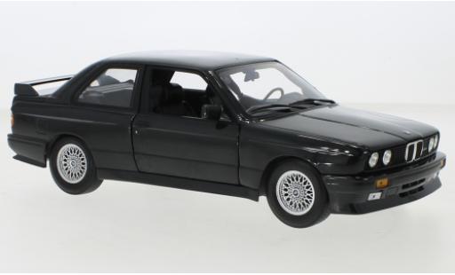 Bmw M3 1/18 Minichamps (E30) metallise nero 1987 modellino in miniatura