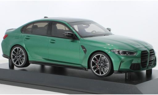 Bmw M3 1/18 Minichamps verde 2020 modellino in miniatura