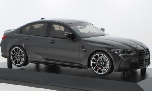 Bmw M3 1/18 Minichamps metallise grigio 2020 modellino in miniatura