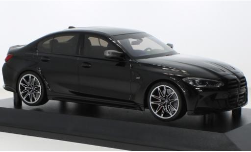 Bmw M3 1/18 Minichamps nero 2020 modellino in miniatura