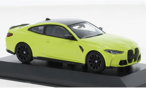 Bmw M4 1/43 Minichamps Competition (G82) giallo 2020 modellino in miniatura