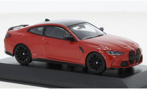 Bmw M4 1/43 Minichamps Competition (G82) metallise rosso 2020 modellino in miniatura