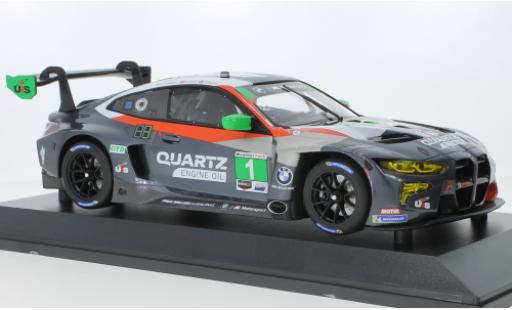 Bmw M4 1/18 Minichamps GT3 GTD No.1 Paul Miller Racing IMSA 12h Sebring 2022 modellino in miniatura