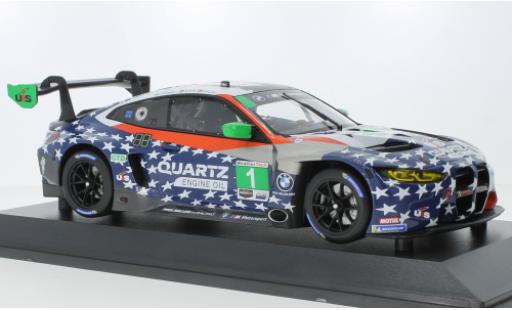 Bmw M4 1/18 Minichamps GT3 GTD No.1 Paul Miller Racing IMSA 6h Watkins Glen 2022 modellino in miniatura