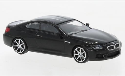 Bmw M6 1/87 Minichamps Coupe metallise nero 2015 modellino in miniatura