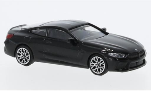 Bmw M8 1/87 Minichamps Competition Coupe (F92) metallise nero 2019 modellino in miniatura