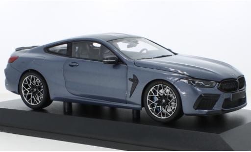 Bmw M8 1/18 Minichamps Competition Coupe metallise blu 2020 modellino in miniatura