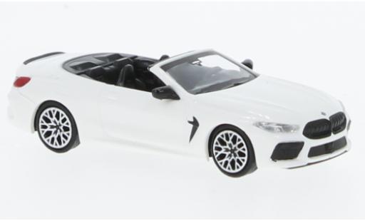 Bmw M8 1/87 Minichamps Competiton cabriolet (G14) bianco 2019 modellino in miniatura