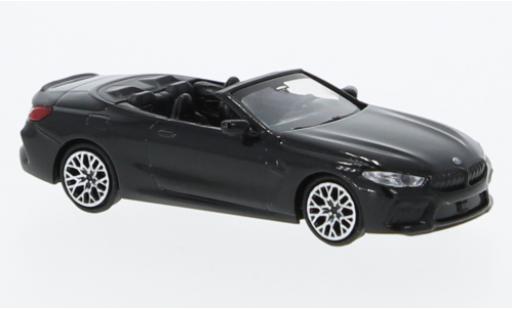 Bmw M8 1/87 Minichamps Competiton cabriolet (G14) metallise nero 2019 modellino in miniatura