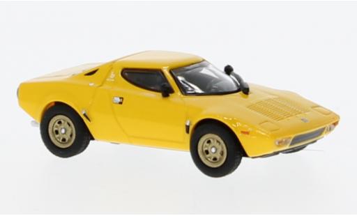 Lancia Stratos 1/87 Minichamps giallo 1974 modellino in miniatura