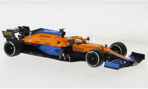 McLaren F1 1/18 Minichamps MCL35M No.3 Team Formel 1 GP Italien 2021 modellino in miniatura