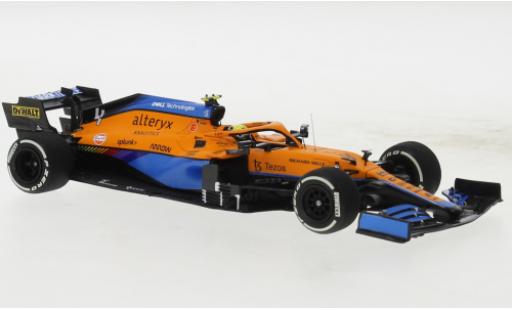 McLaren F1 1/18 Minichamps MCL35M No.4 Team Formel 1 GP Italien 2021 modellino in miniatura