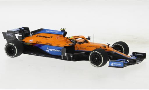 McLaren F1 1/43 Minichamps MCL35M No.4 Team formule 1 GP France 2021 modellino in miniatura
