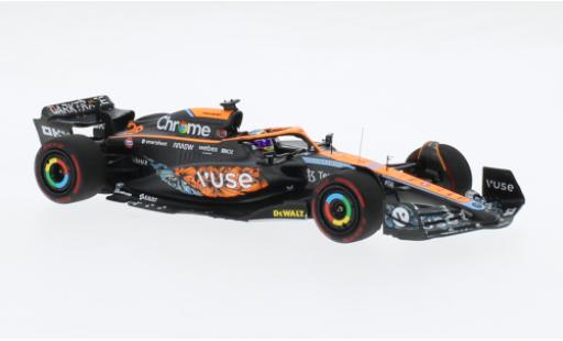 McLaren F1 1/43 Minichamps MCL36 No.28 Team formule 1 Test Abu Dhabi 2022 modellino in miniatura