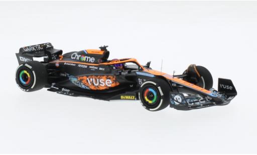McLaren F1 1/43 Minichamps MCL36 No.3 Team formule 1 GP Abu Dhabi 2022 modellino in miniatura