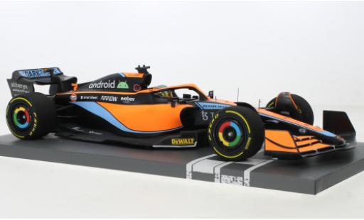 McLaren F1 1/43 Minichamps MCL36 No.3 Team formule 1 GP Bahrain 2022 modellino in miniatura