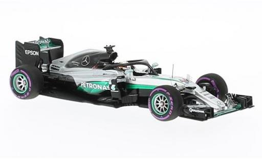 Mercedes F1 1/43 Minichamps W07 hybride No.44 AMG Petronas Team Petronas formule 1 GP Singapore 2016 modellino in miniatura
