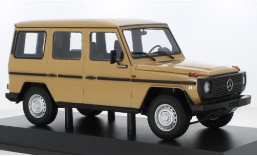 Mercedes Classe G 1/18 Minichamps G-Modell LWB (W460) beige 1980 modellino in miniatura