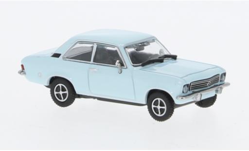 Opel Ascona 1/87 Minichamps A blu clair 1970 modellino in miniatura