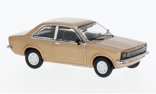 Opel Kadett 1/87 Minichamps C metallise beige 1973 modellino in miniatura