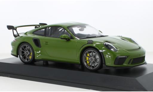 Porsche 992 GT3 R 1/18 Minichamps 911 (991.2) S verde 2019 modellino in miniatura