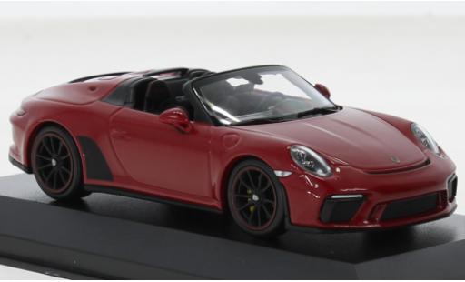 Porsche 992 Speedster 1/43 Minichamps 911 (991) rosso 2019 modellino in miniatura