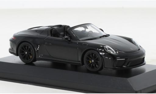 Porsche 992 Speedster 1/43 Minichamps 911 (991) nero 2019 modellino in miniatura