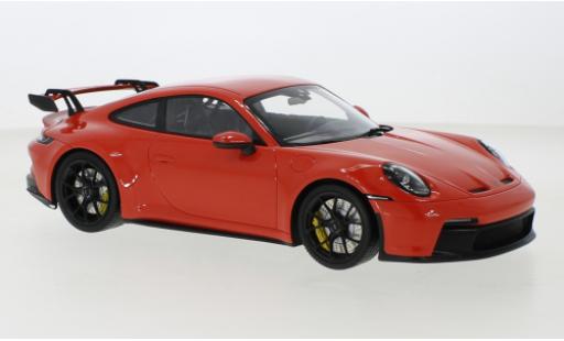 Porsche 992 GT3 1/18 Minichamps 911  orange 2021 modellino in miniatura