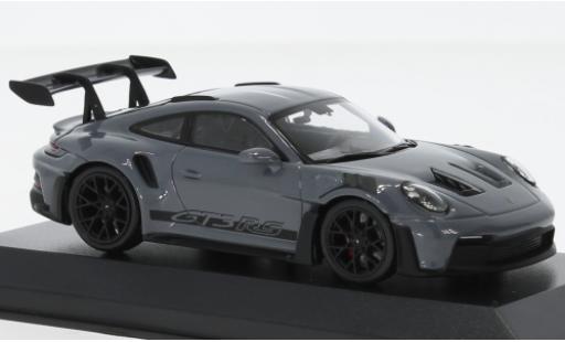 Porsche 992 GT3 R 1/43 Minichamps 911  S grigio 2023 modellino in miniatura