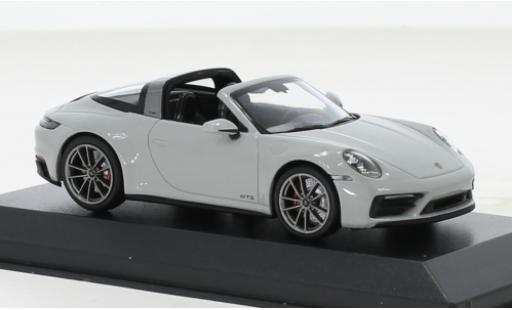 Porsche 992 Targa 1/43 Minichamps 911  4 GTS grigio 2022 modellino in miniatura