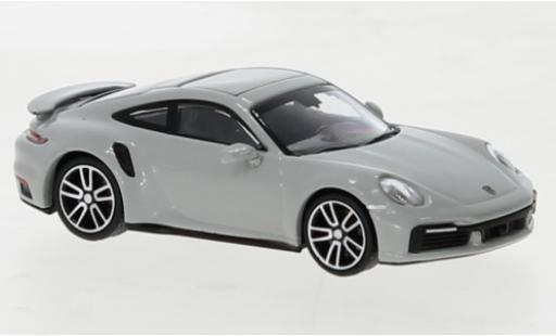 Porsche 992 Turbo s 1/87 Minichamps 911  Turbo S grigio 2020 modellino in miniatura