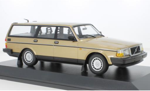 Volvo 240 1/18 Minichamps GL Break metallise beige 1986 modellino in miniatura