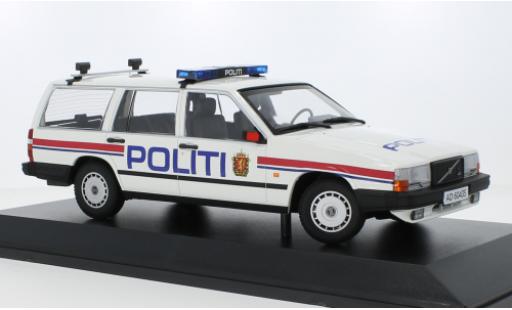 Volvo 740 1/18 Minichamps GL Break Politi (N) 1986 modellino in miniatura
