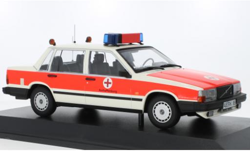 Volvo 740 1/18 Minichamps GL DRK Aschaffenburg 1986 modellino in miniatura