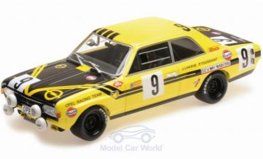 Opel Commodore C 1/18 Minichamps A Steinmetz No.9 24h Spa 1970 J-L.Haxhe/P.Toussaint modellino in miniatura