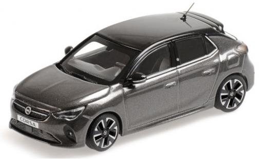 Opel Corsa 1/43 Minichamps E metallico grigio/nero 2019 modellino in miniatura