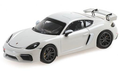 Porsche Cayman GT4 Clubsport 1/43 Minichamps 718 GT4 Clubsport bianco 2020 Plain Body modellino in miniatura
