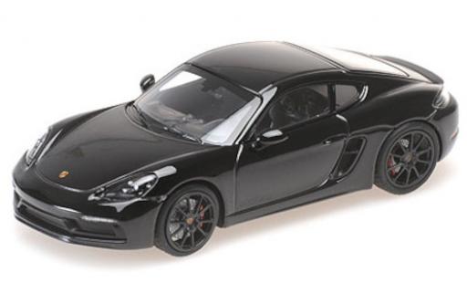 Porsche Cayman GTS 1/43 Minichamps 718 GTS (982) nero 2020 modellino in miniatura