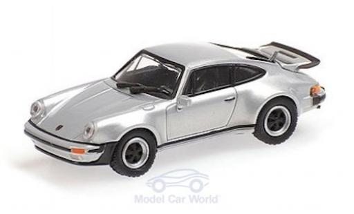 Porsche 930 Turbo 1/87 Minichamps 911 () Turbo grigio 1977 modellino in miniatura